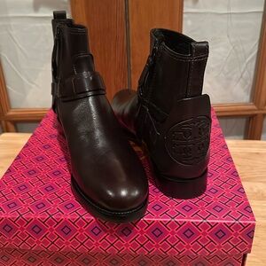 Tory Burch Leather Booties